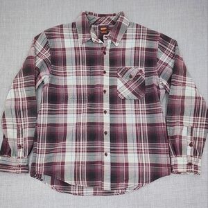 Nike 6.0 100% Cotton Flannel Button Down Pocket Shirt. Medium